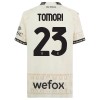 Camiseta de fútbol AC Milan Fikayo Tomori 23 Cuarta Equipación 23-24 Blanca - Hombre